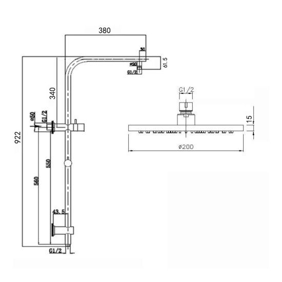 Pentro Shower Station