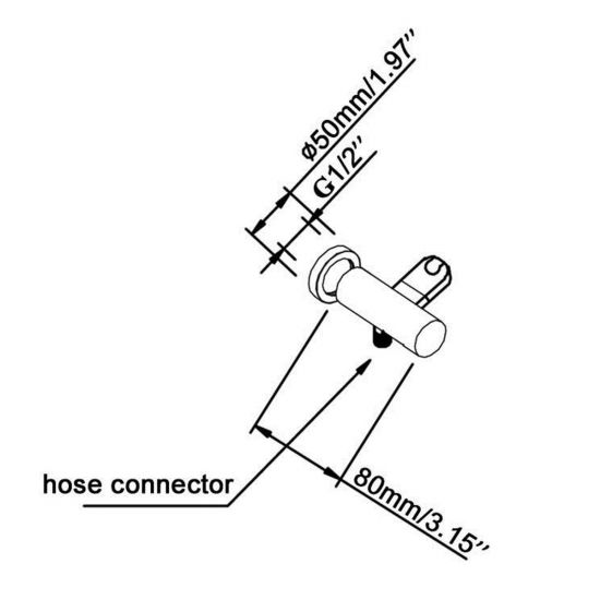 Pentro Shower Holder and Connector