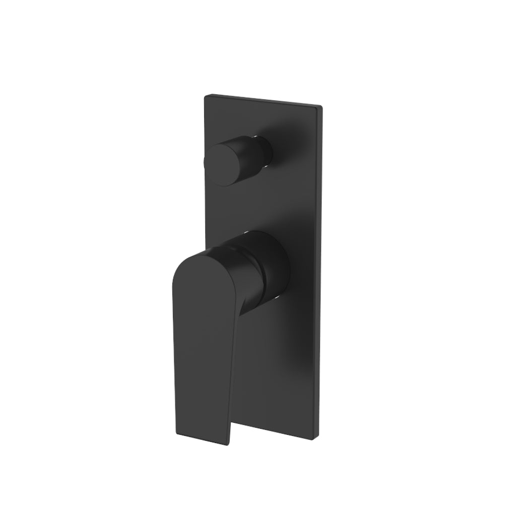 HALE Shower/Wall Diverter Mixer Black