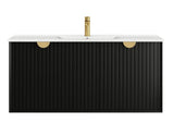 Wall hung Marlo Vanity 1200mm - Matte Black