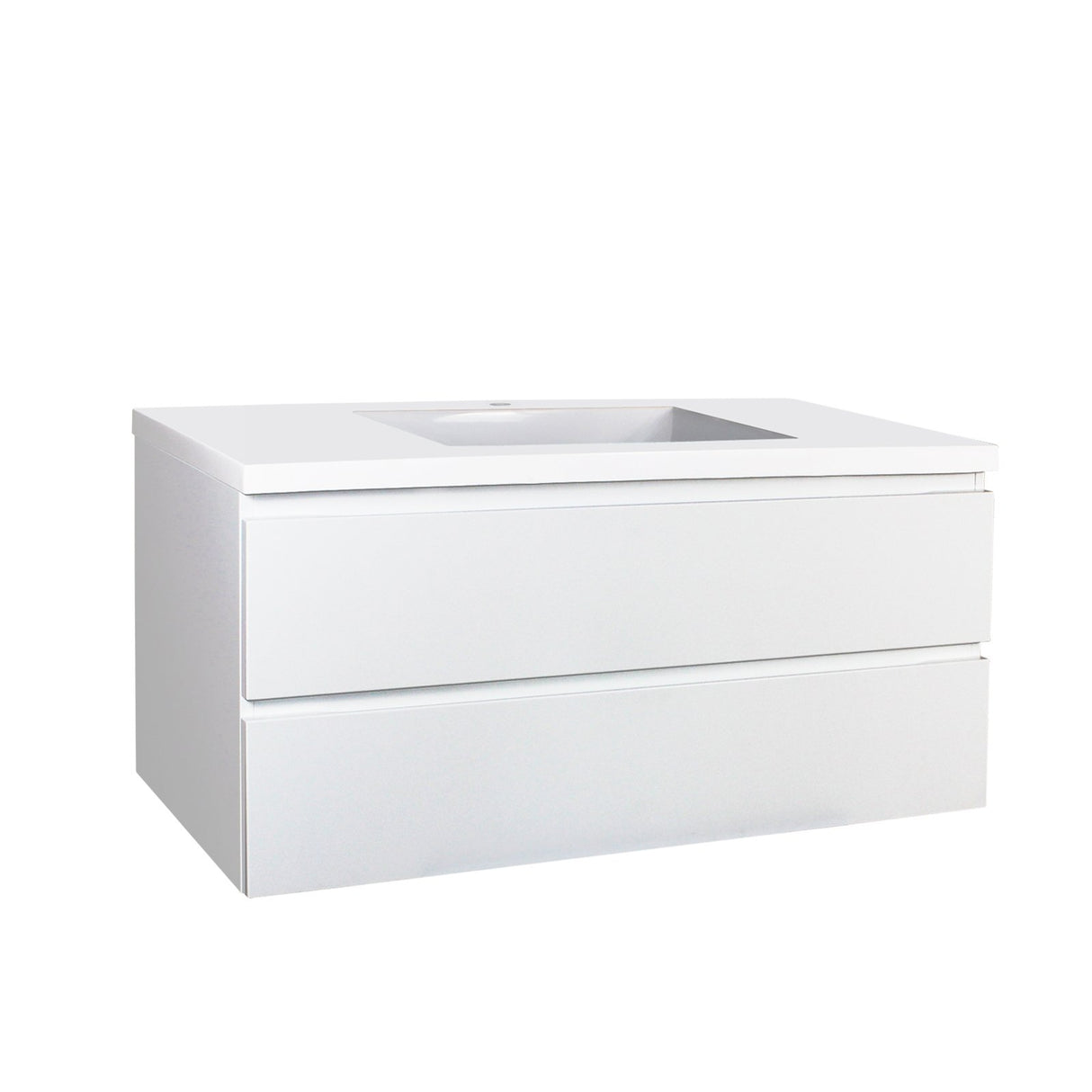 Gwen Wall Hung Vanity (with Drawers) 1200mm - White