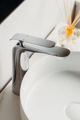 Eva Tall Basin Mixer - Chrome