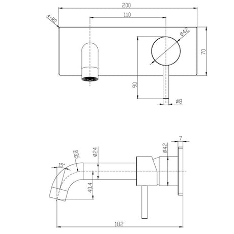 SYDNEY Basin/Bath Mixer Chrome