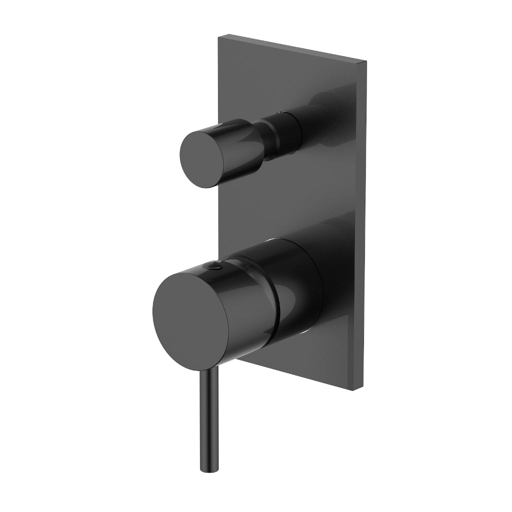 SYDNEY Shower/Wall Diverter Black