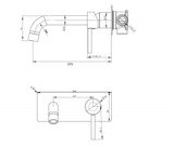 Pentro Wall Mixer With Round Spout