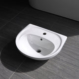 Wall Hung Basin - Half Circle